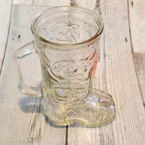Vintage budweiser boot glass mug